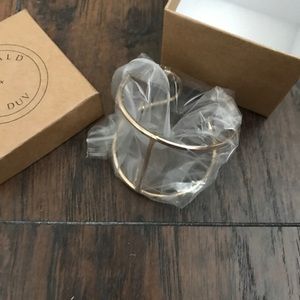 Emerald and Duv cage bracelet